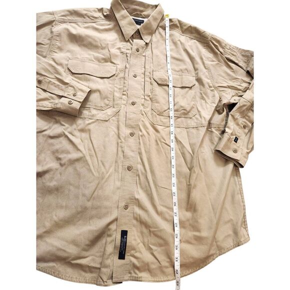5.11 Tactical military/field shirt vented button up shirt men's XL pockets - Picture 4 of 11